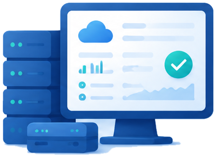 Managed server illustration